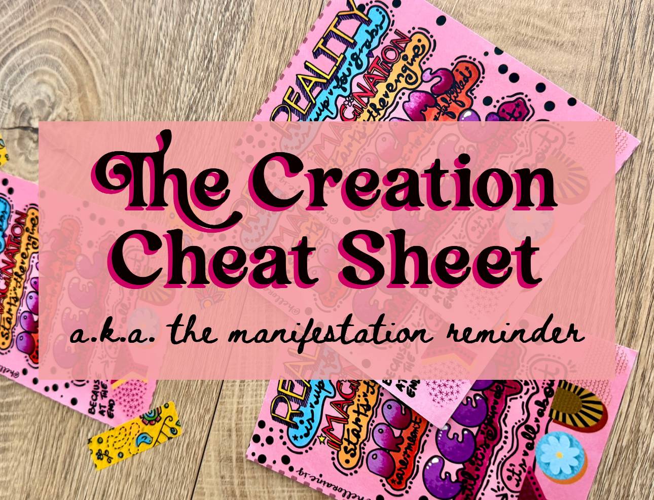 The Creation Cheat Sheet | HelloRaine.com